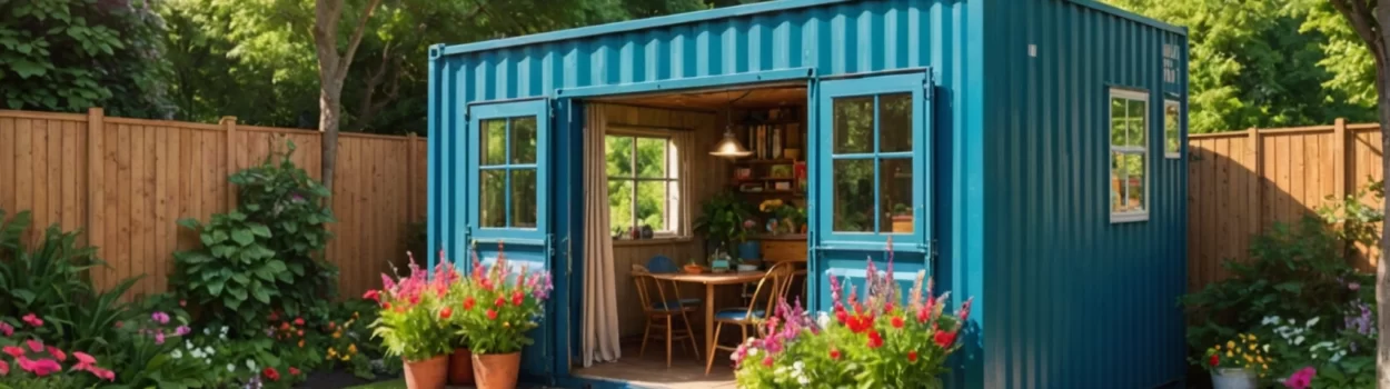 container abri de jardin - cabane