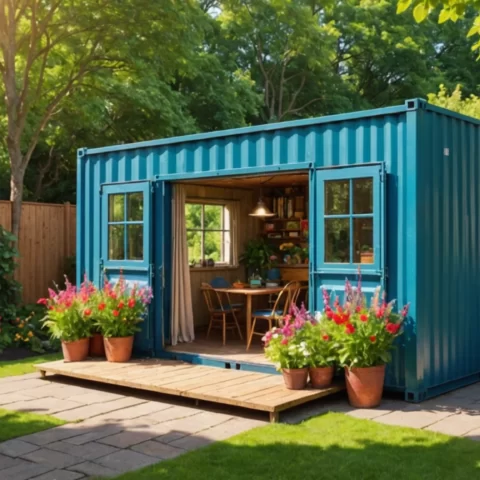 container abri de jardin - cabane