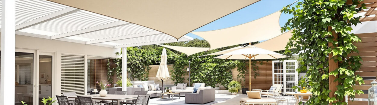 Couvrir une terrasse contre le soleil : les 8 solutions pour un été ombragé