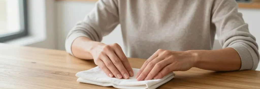 Comment plier des serviettes de table en tissu : la méthode rapide