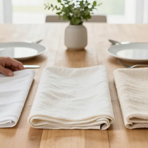 Quel tissu pour serviette de table : le meilleur choix selon l'usage ?