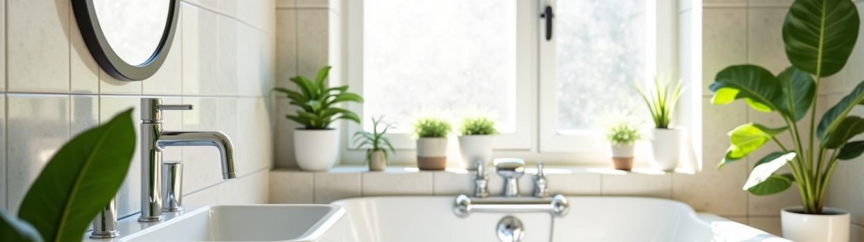 Les couleurs idéales pour agrandir visuellement les petites salles de bain