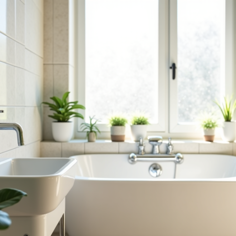 Les couleurs idéales pour agrandir visuellement les petites salles de bain